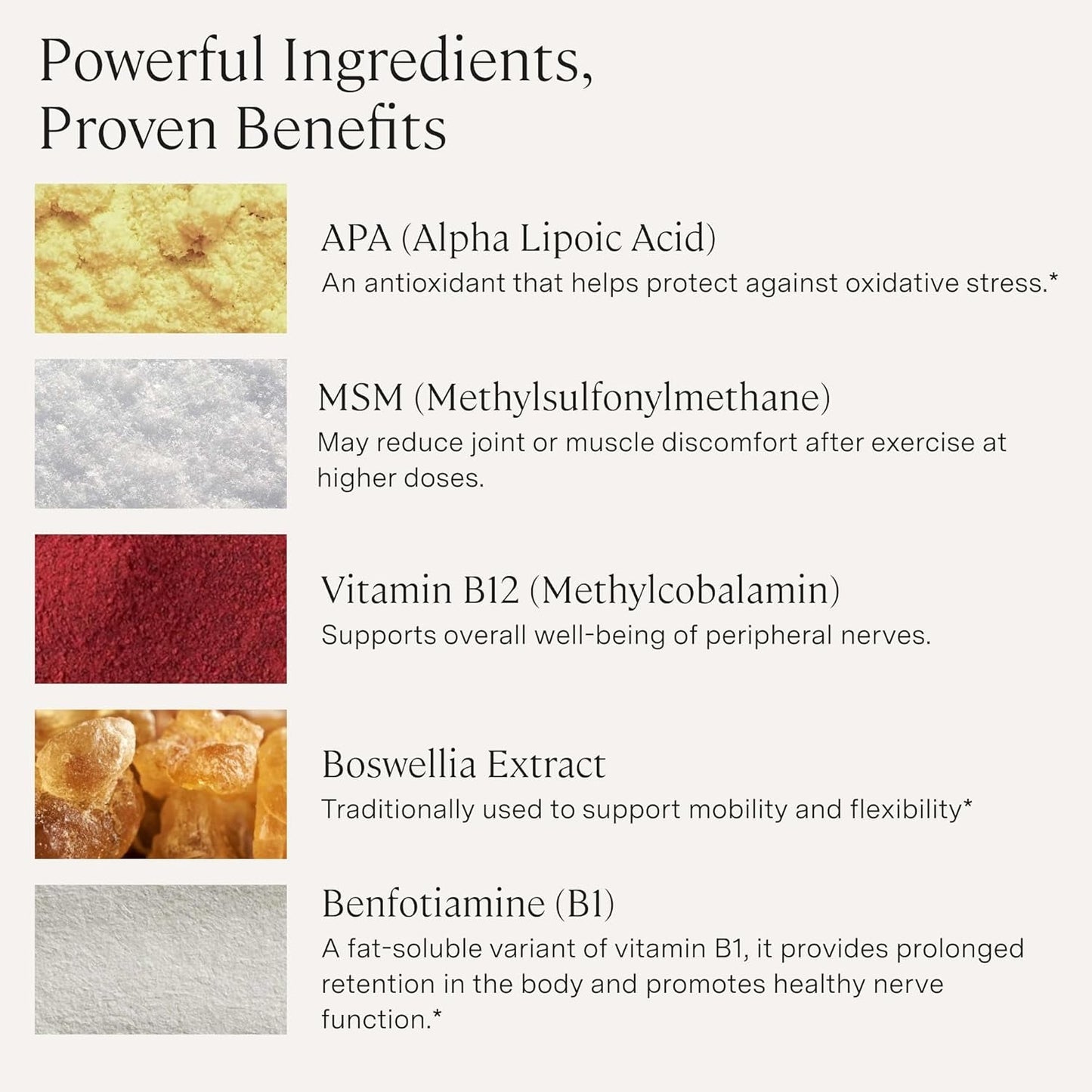 Natural Nerve Support Dietary Supplement Capsules