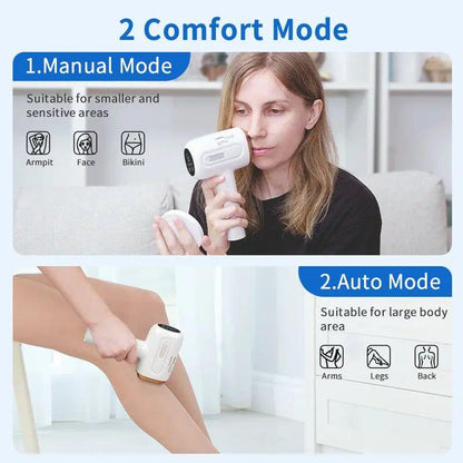Painless At-Home Hair Remover with Cooling System