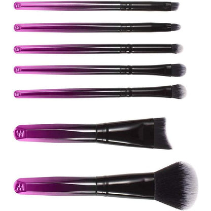 Premium 7 Piece Makeup Brush Kit - Lavender
