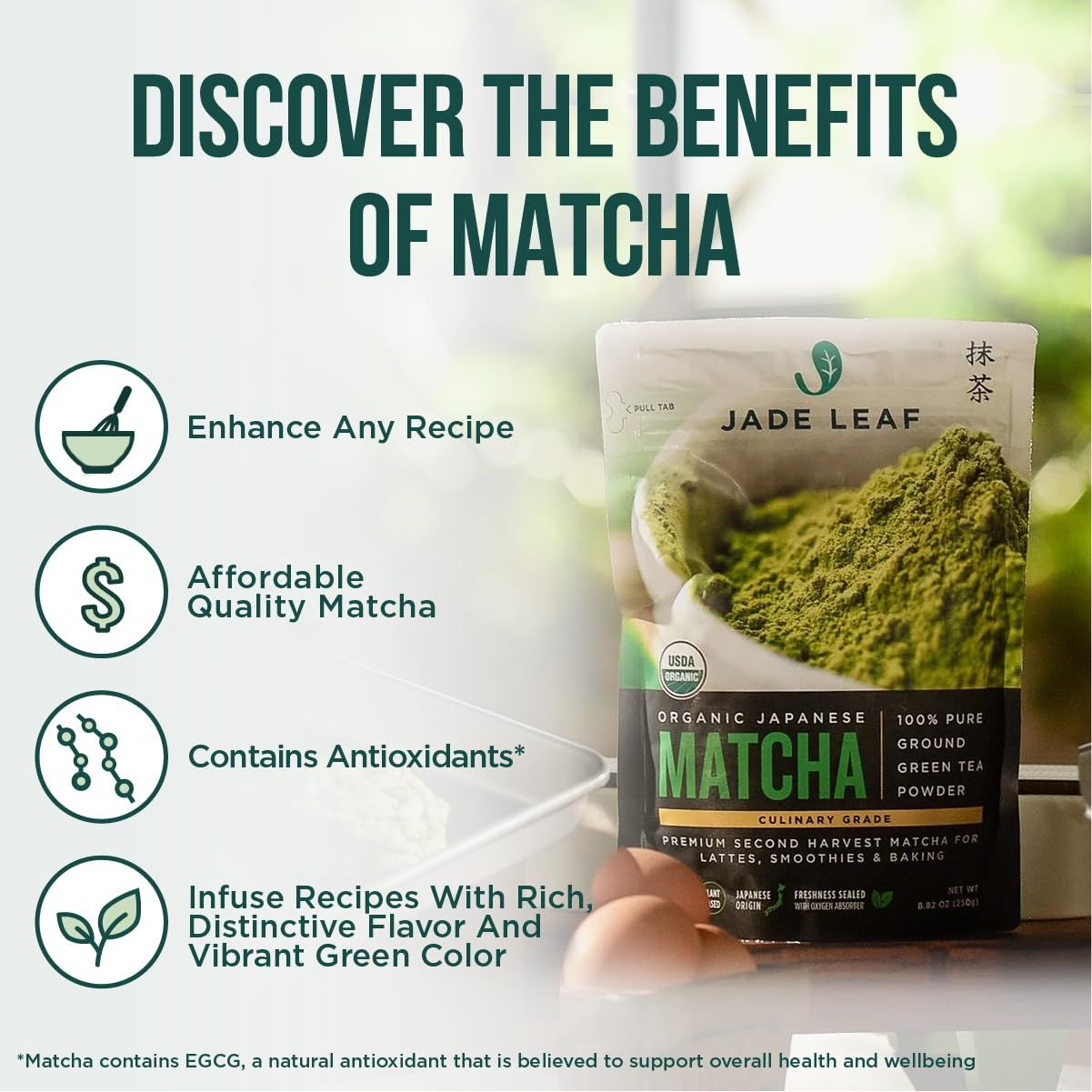 Green Tea Matcha Powder 100g - Natural Energy Boost