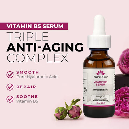 Nourishing Vitamin B5 Face Serum with Hyaluronic Acid