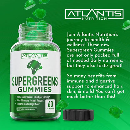 Delicious Greens Vitamin Gummies - 60 Count