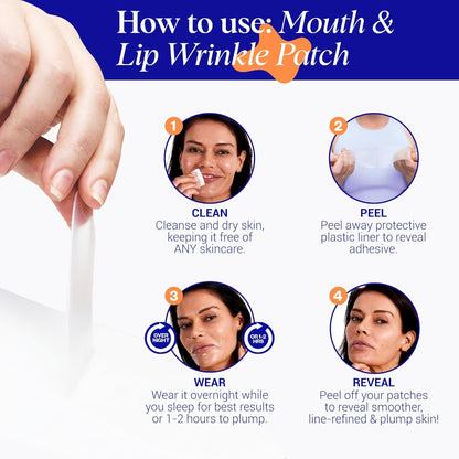 Anti Aging Lip Wrinkle Patches - Reusable Silicone Smoothers