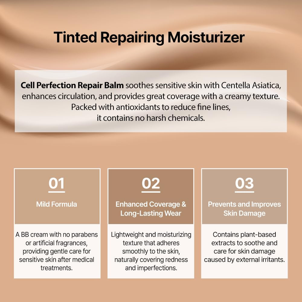 Nourishing Tinted Moisturizer for Dry Skin Repair