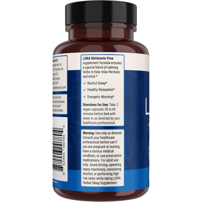 Calming Night Time Sleep Aid - 60 Herbal Capsules
