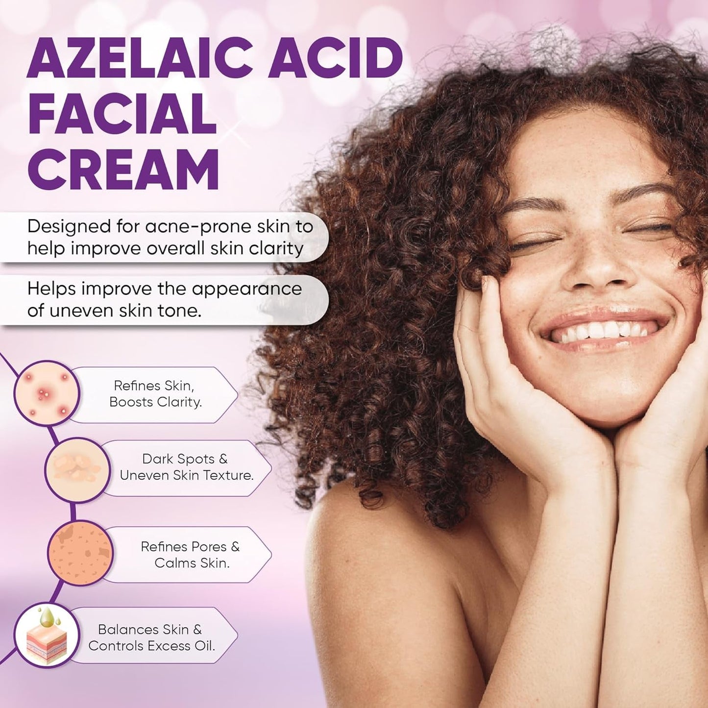 Natural Acne & Redness Relief Face Serum 30ml