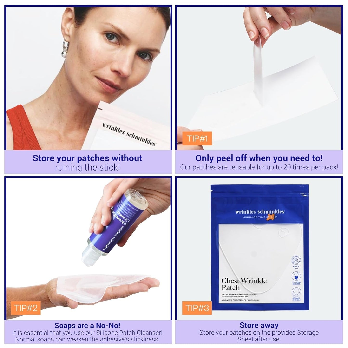Anti Aging Chest Smoothing Silicone Patch