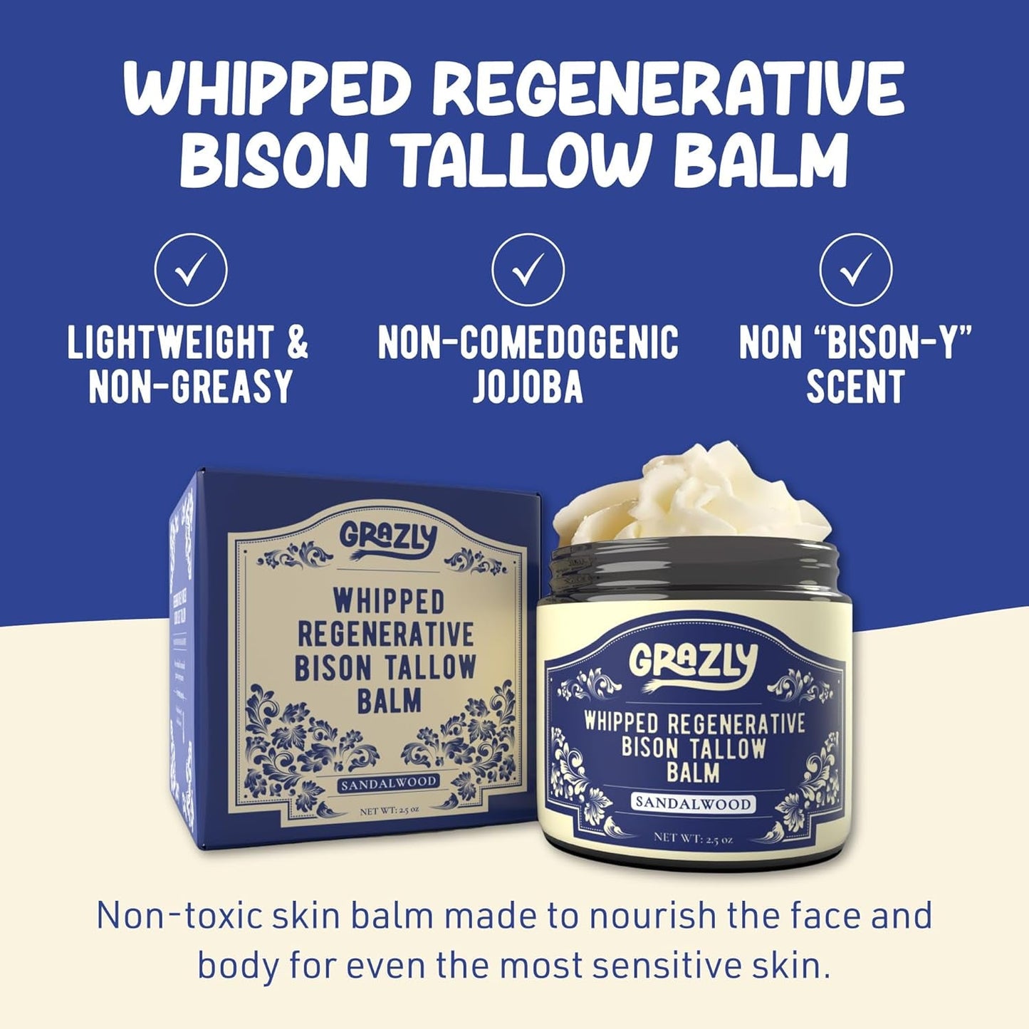 Natural Moisturizing Sandalwood Skin Balm