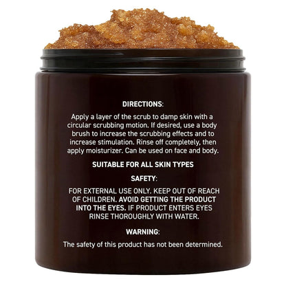 Natural Exfoliating Body Scrub with Brown Sugar