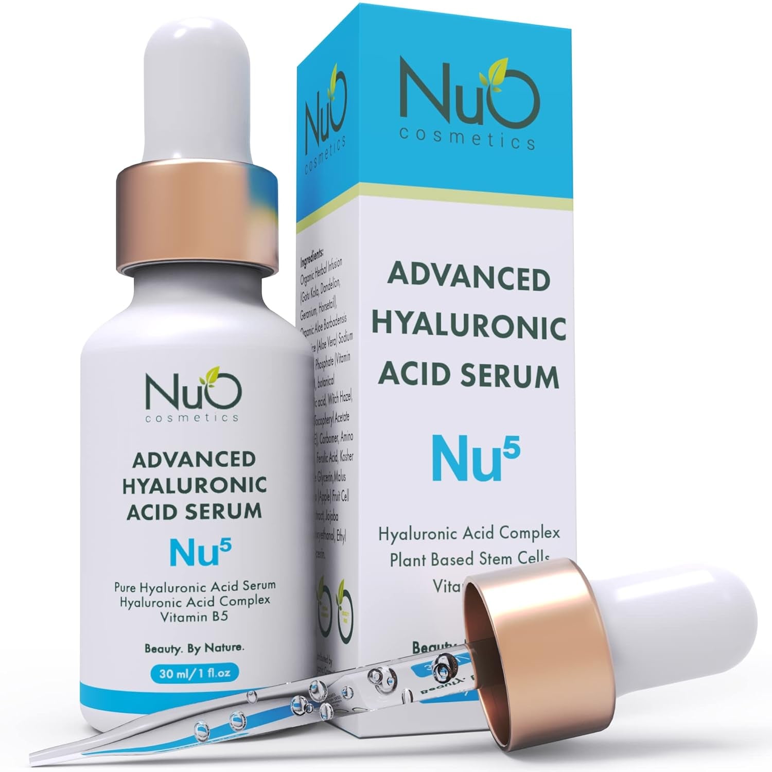 Natural Anti Aging Hyaluronic Acid Face Serum - Mycosmeticslondon