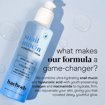 Natural Snail Serum for Glowing Skin - 100ml