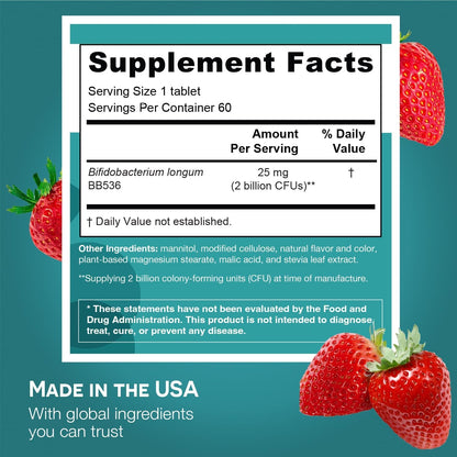 Easy Digest Probiotic Tablets for Gut Health