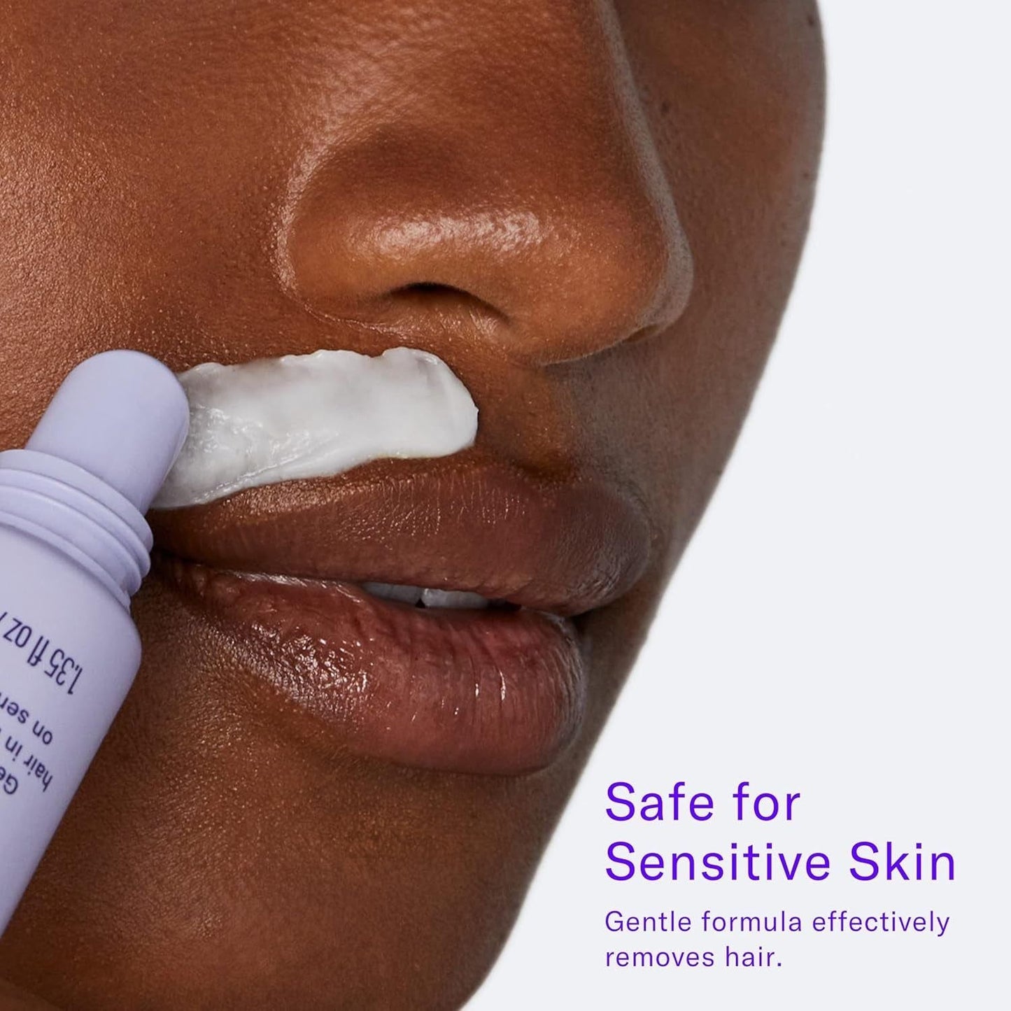 Smooth Facial Hair Remover Cream for Sensitive Skin
