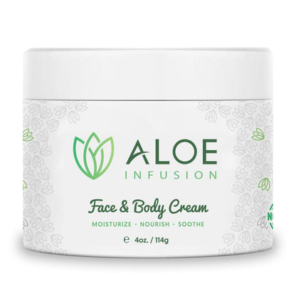 Moisturizing Aloe Face & Body Cream 120ml - Mycosmeticslondon