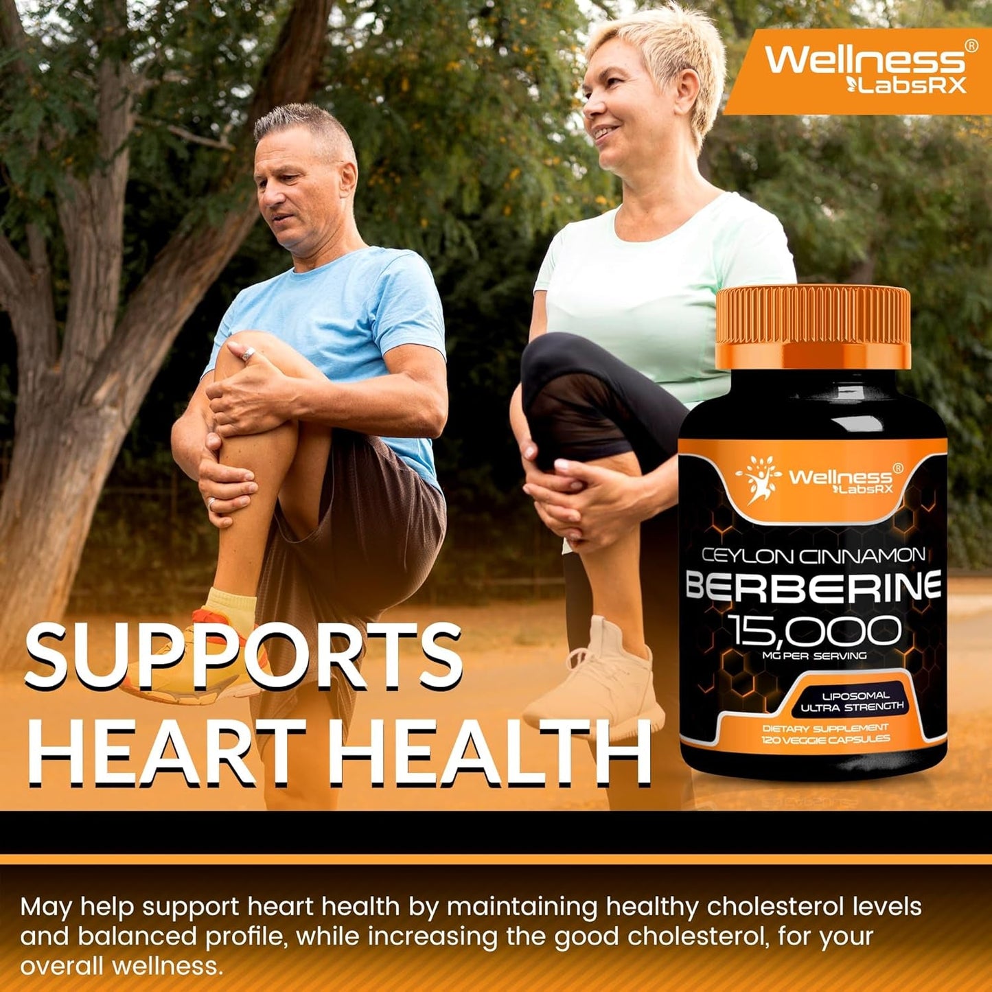 Strong Metabolic Support Berberine 1500mg Supplement