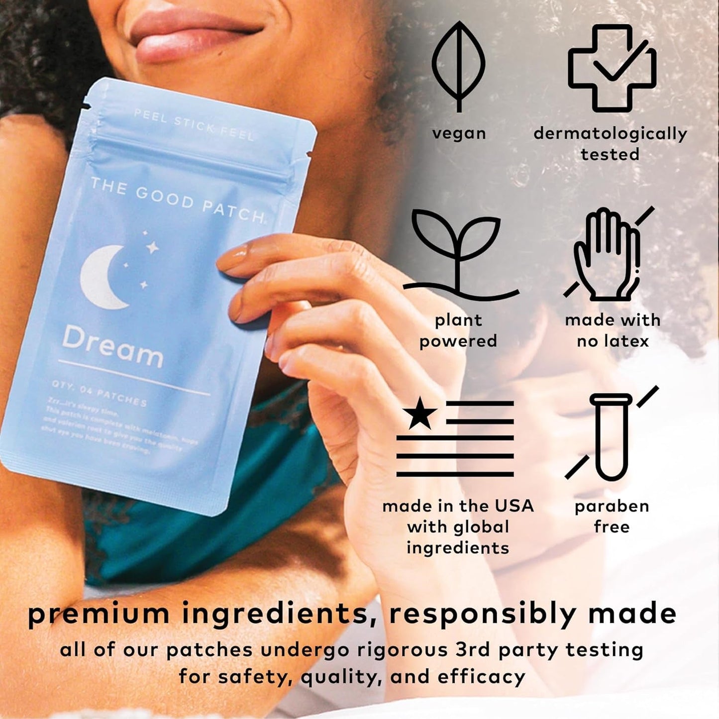 Natural Sleep Aid Patches with Melatonin