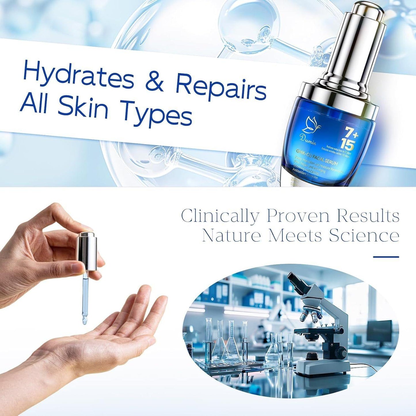 Natural Copper Anti Aging Face Serum 25ml