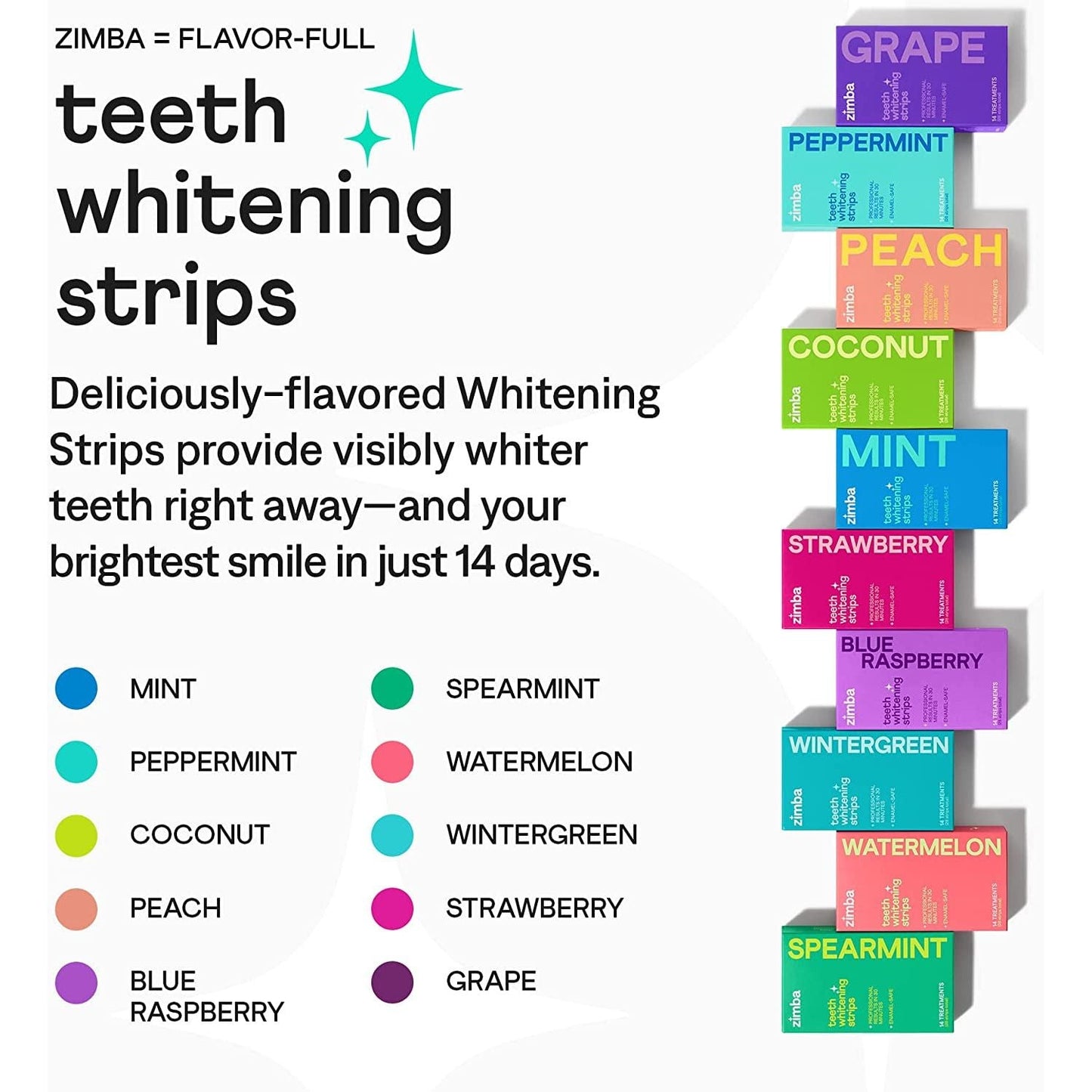 Effective Watermelon Teeth Whitening Strips 28 Count