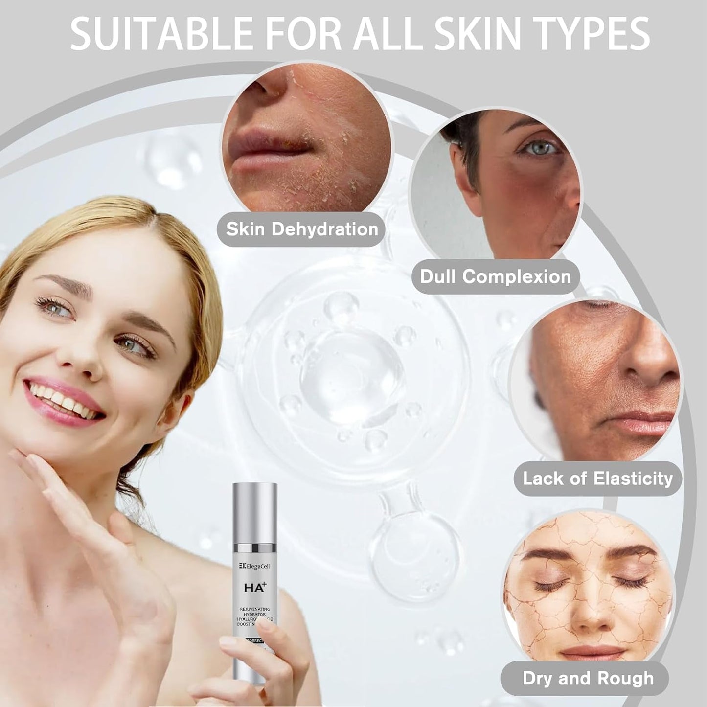 Intensive Hyaluronic Acid Face Serum for Dry Skin
