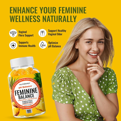 Women's Probiotic Gummies with Cranberry & Vitamin C