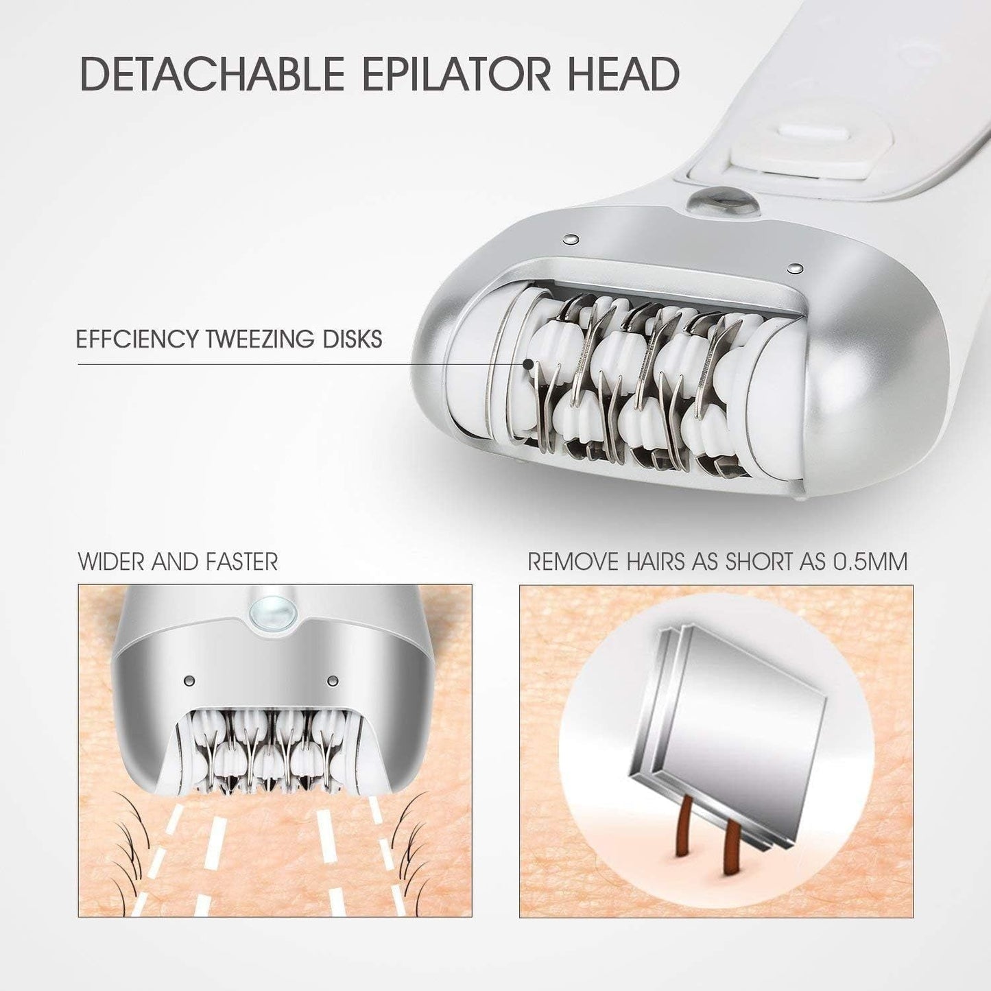 Easy Hair Removal Epilator Device