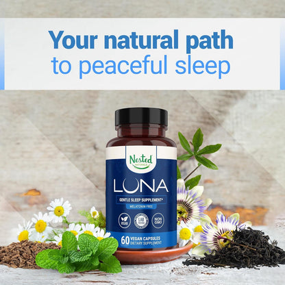 Calming Night Time Sleep Aid - 60 Herbal Capsules