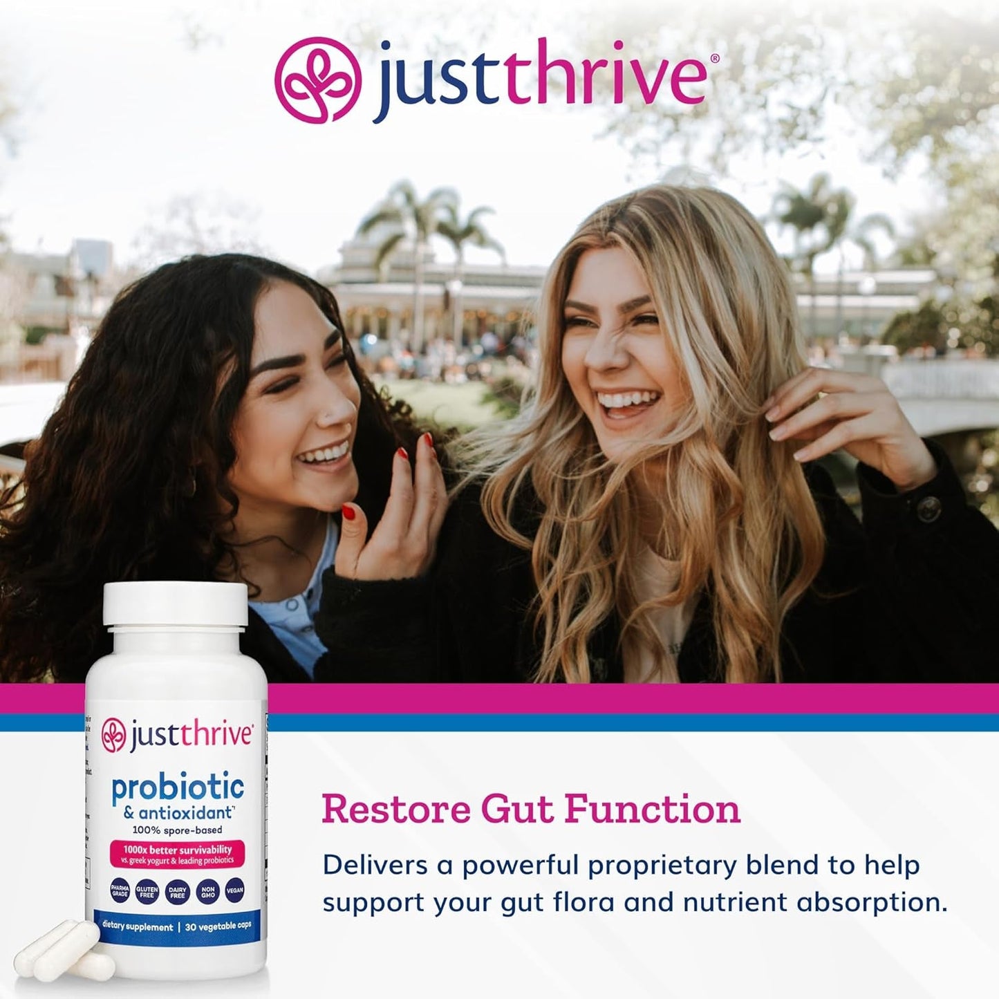Effective Probiotics & Antioxidants Gut Health Supplement