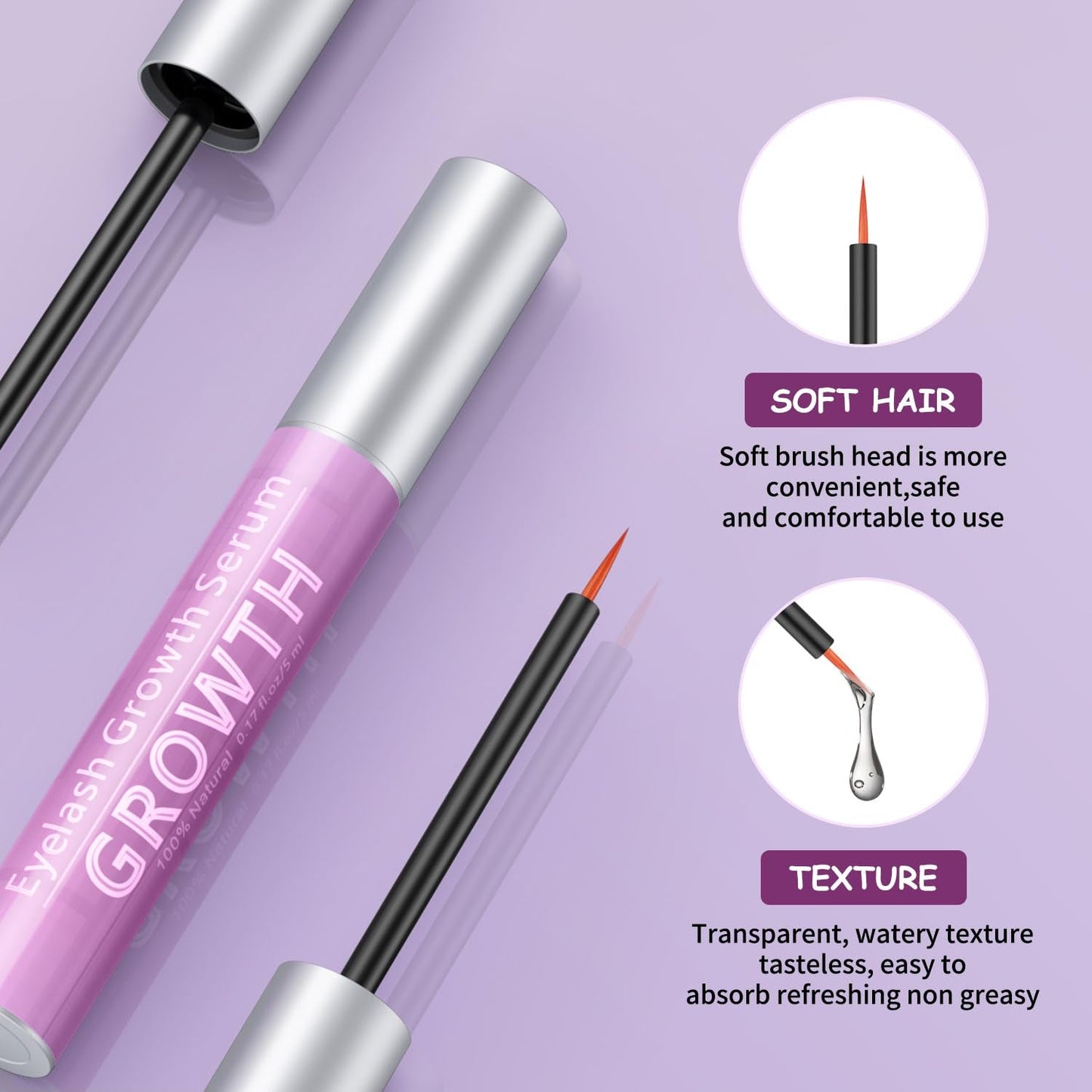 Natural Eyelash Enhancer Serum - 5ml