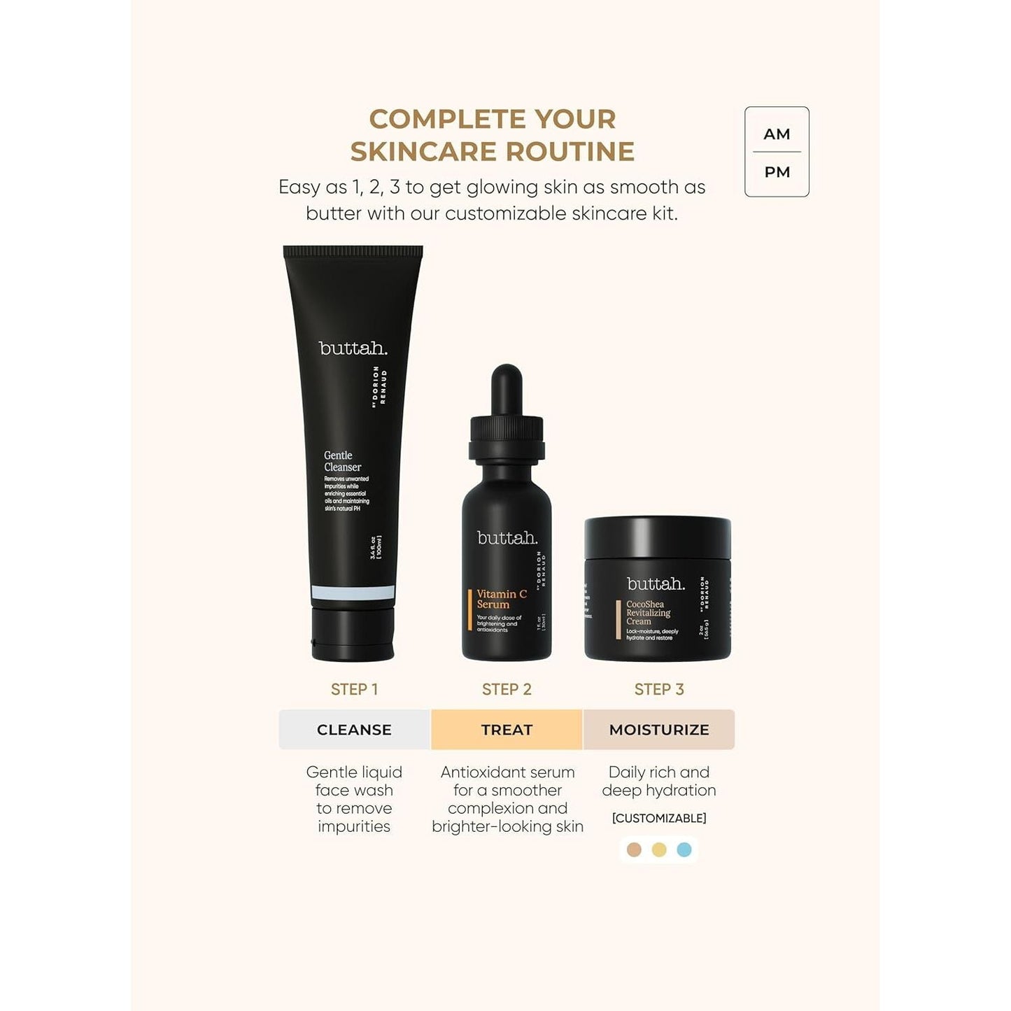 Natural Glow Skin Care Kit for Dark Skin Tones