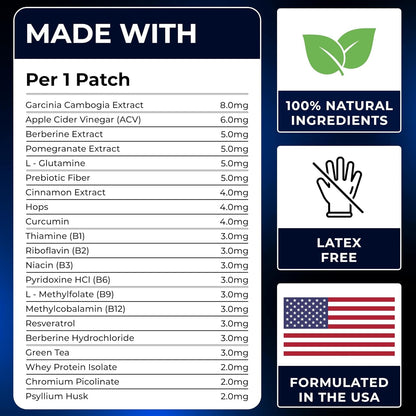 Natural Pain Relief Patches - 60 Count