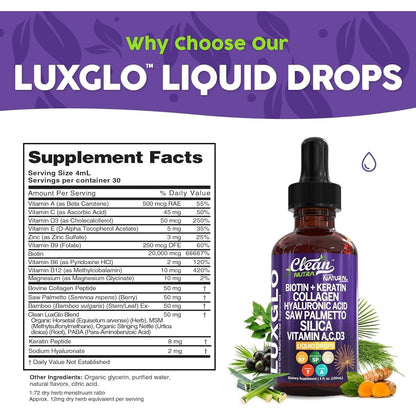 Natural Beauty Liquid Supplement for Hair Skin Nails