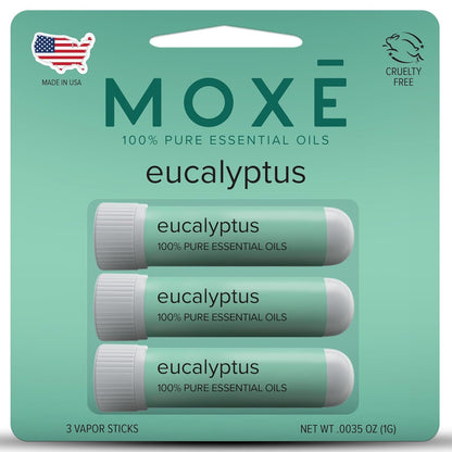 Natural Eucalyptus Essential Oil Vapor Sticks - Mycosmeticslondon
