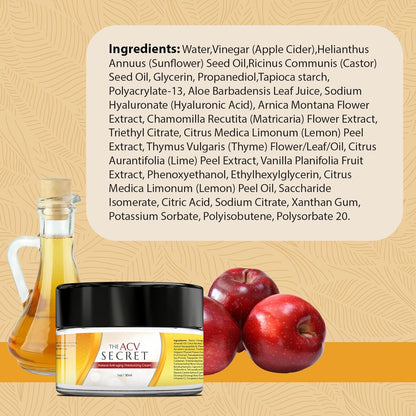 Natural Apple Cider Vinegar Facial Moisturizer 30ml
