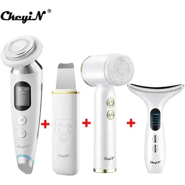 Rejuvenating Facial Massager with LED Skin Care