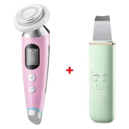 Rejuvenating Facial Massager with LED Skin Care