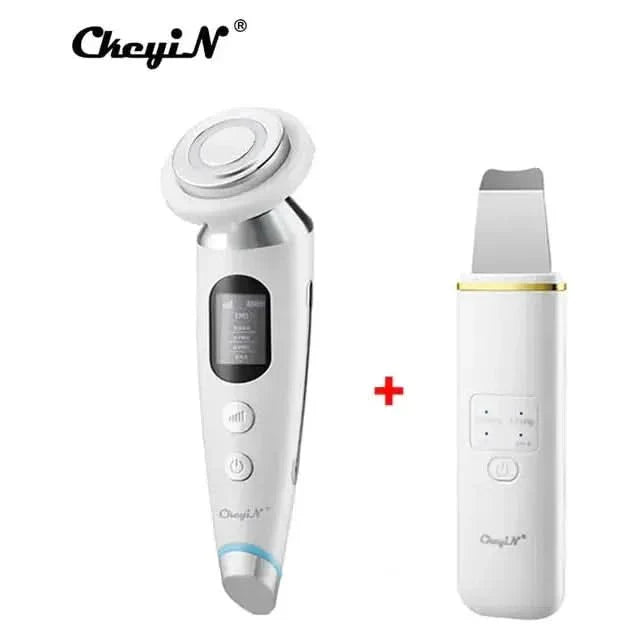 Rejuvenating Facial Massager with LED Skin Care