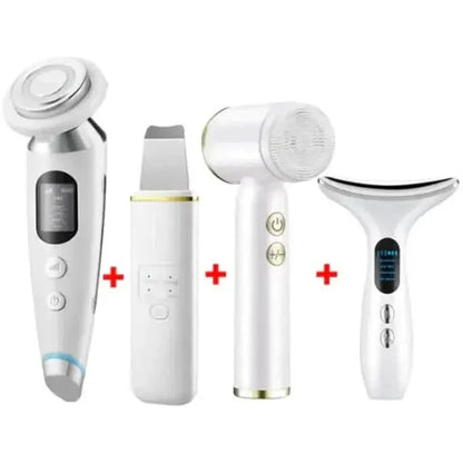 Rejuvenating Facial Massager with LED Skin Care