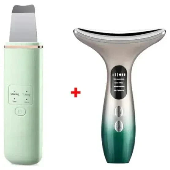 Rejuvenating Facial Massager with LED Skin Care