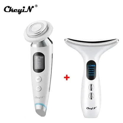 Rejuvenating Facial Massager with LED Skin Care