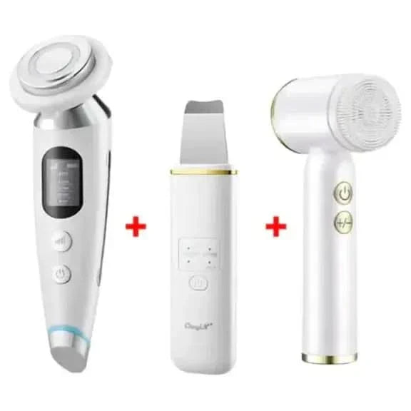 Rejuvenating Facial Massager with LED Skin Care