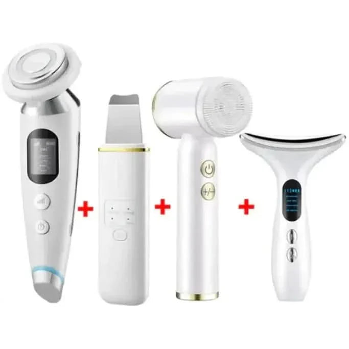 Rejuvenating Facial Massager with LED Skin Care