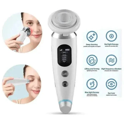 Rejuvenating Facial Massager with LED Skin Care