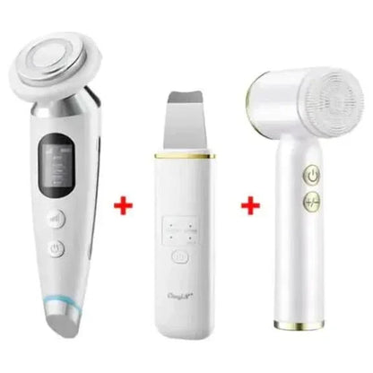 Rejuvenating Facial Massager with LED Skin Care