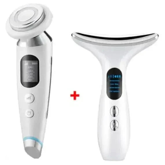Rejuvenating Facial Massager with LED Skin Care