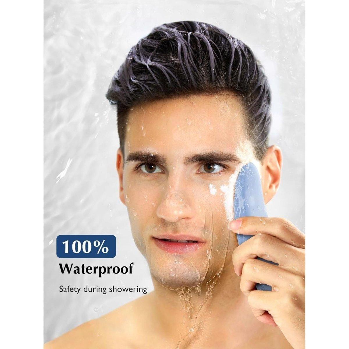 Waterproof Rechargeable Face Brush with 4 Massage Modes