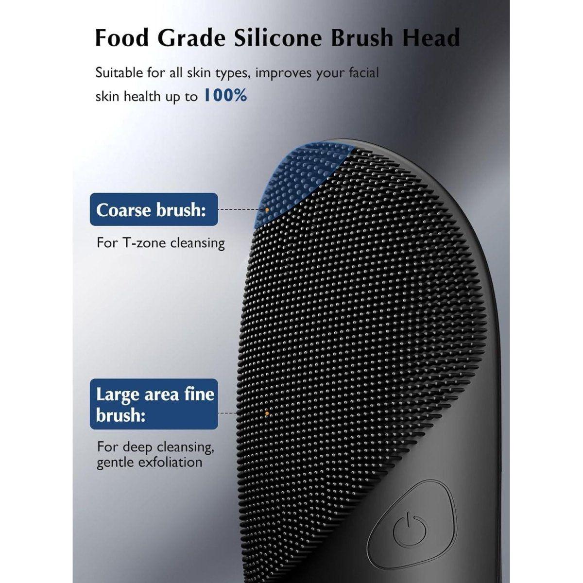 Waterproof Rechargeable Face Brush with 4 Cleaning Modes