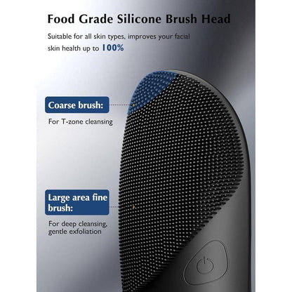 Waterproof Rechargeable Face Brush with 4 Cleaning Modes