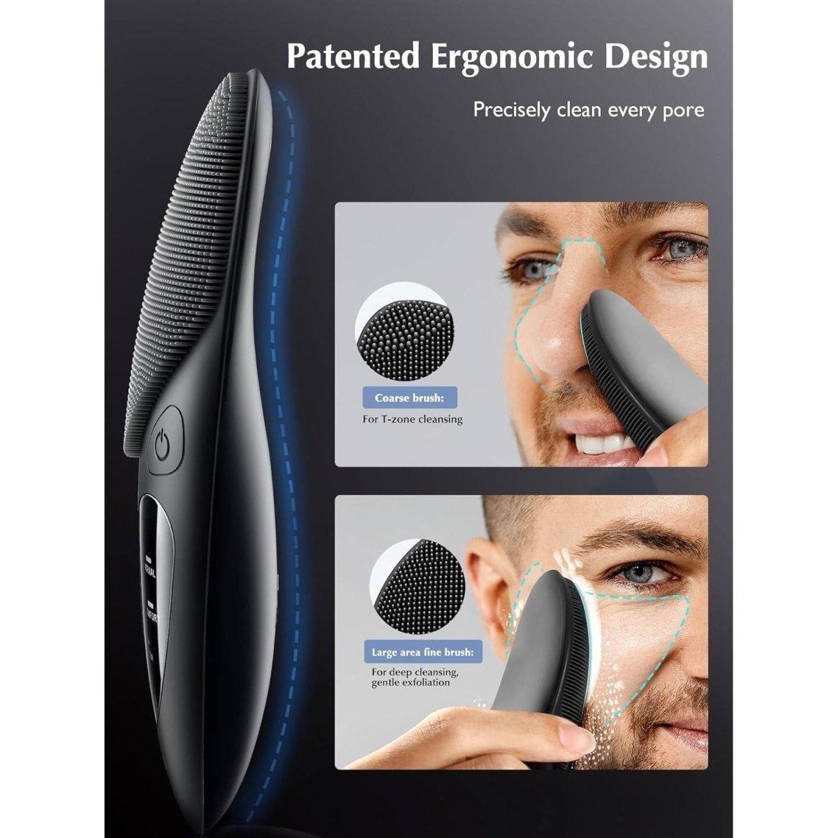 Waterproof Rechargeable Face Brush with 4 Cleaning Modes