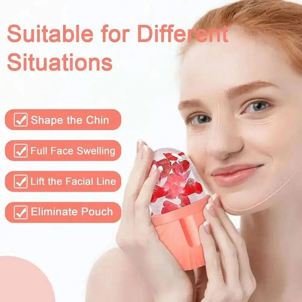 Reusable Face Ice Cube Tray Skin Care Tool