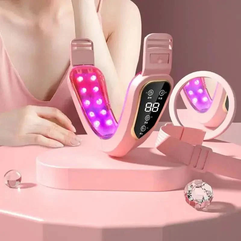 Anti Aging Face Lift Device with LED Light Therapy